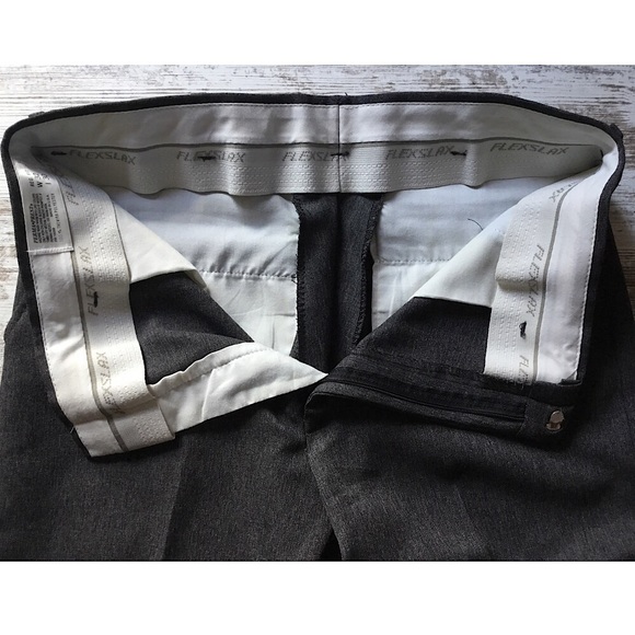 Gray perma prest polyester pants - Picture 5 of 5